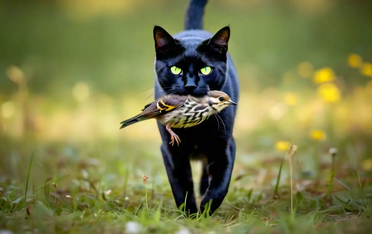 8 Spiritual Meanings Of Cat Bringing Bird! 